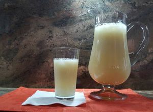 Una foto de Agua fresca de melón