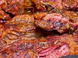 Carne de vaca ao forno com vinho tinto