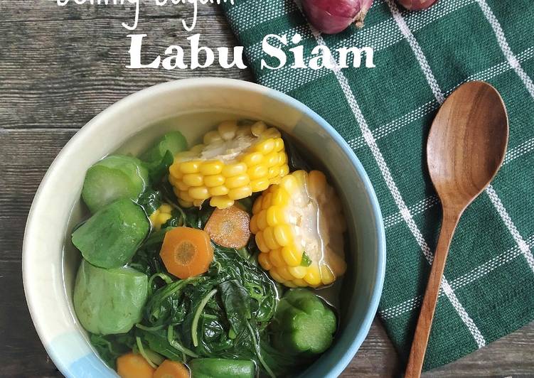 Resep Bening Bayam Labu Siam, Sempurna