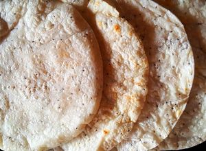 Una foto de Masa para tacos (o Rapiditas) utilizando harina de arroz. SIN GLUTEN, VEGANO y ECONÓMICO