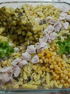 عکسی از دستور سالاد ماکارونی