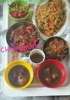 A picture of Chinese platter.