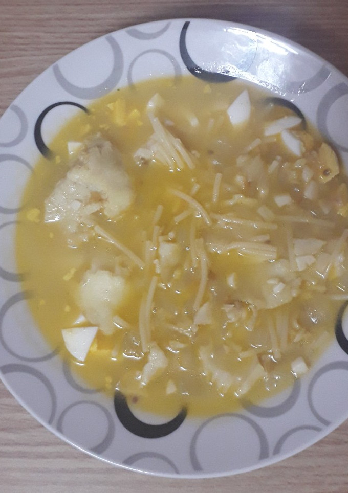 Una foto de Sopa de pescado fácil