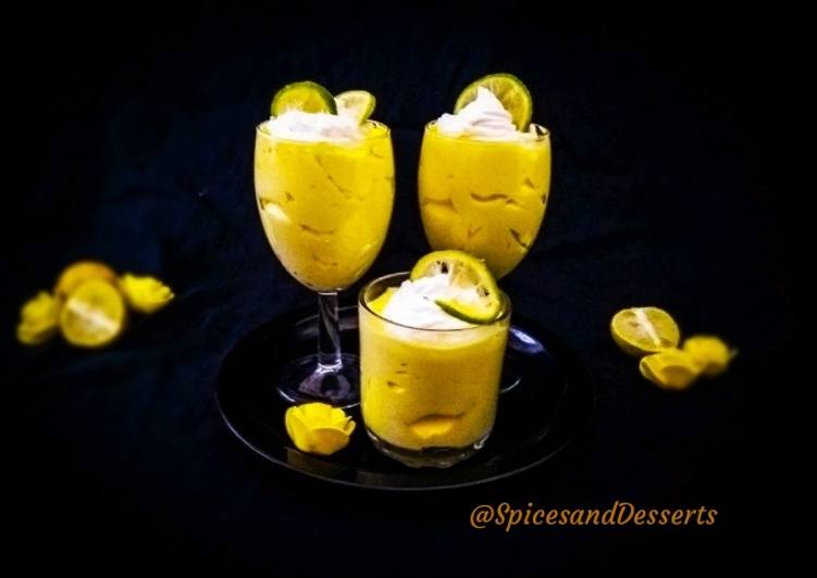 Steps to Make Perfect Lemon Curd Mousse