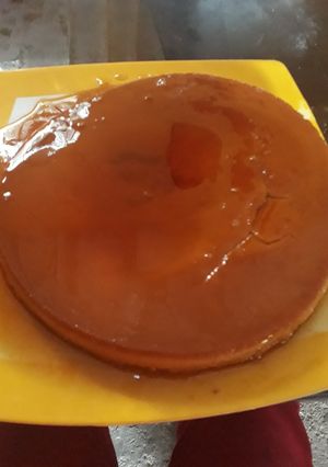 Una foto de Flan Napolitano