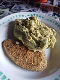 Puré de arvejas y coliflor