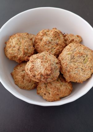 Una foto de Galletas de manzana y avena sin azúcar
