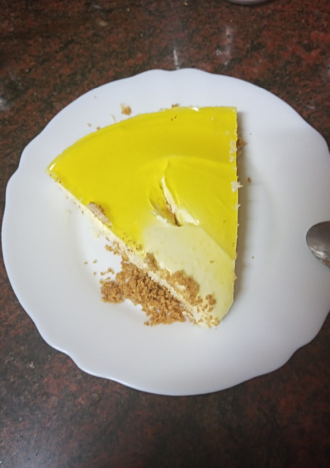 Una foto de Semifrío de limón