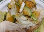 Una foto de salsa zucchini