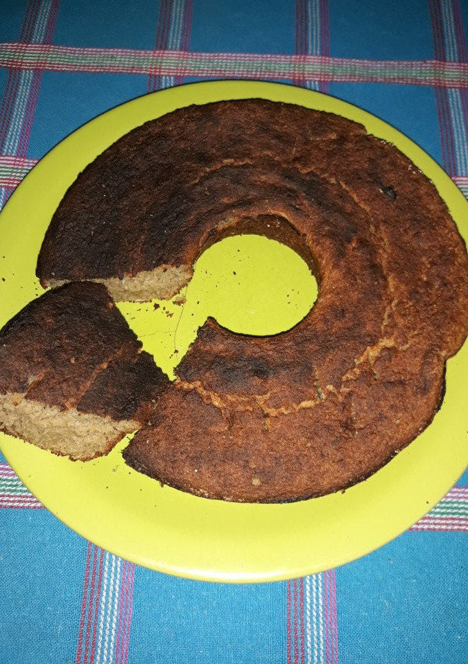 Una foto de Budín de avena y banana