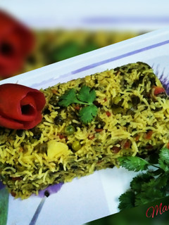 मेथी मटर पुलाव (Methi Matar Pulao recipe in Hindi) रेसिपी मुख्य फोटो