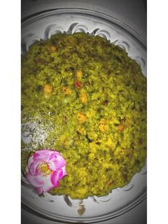 عکسی از دستور آش سبزی شیرازی