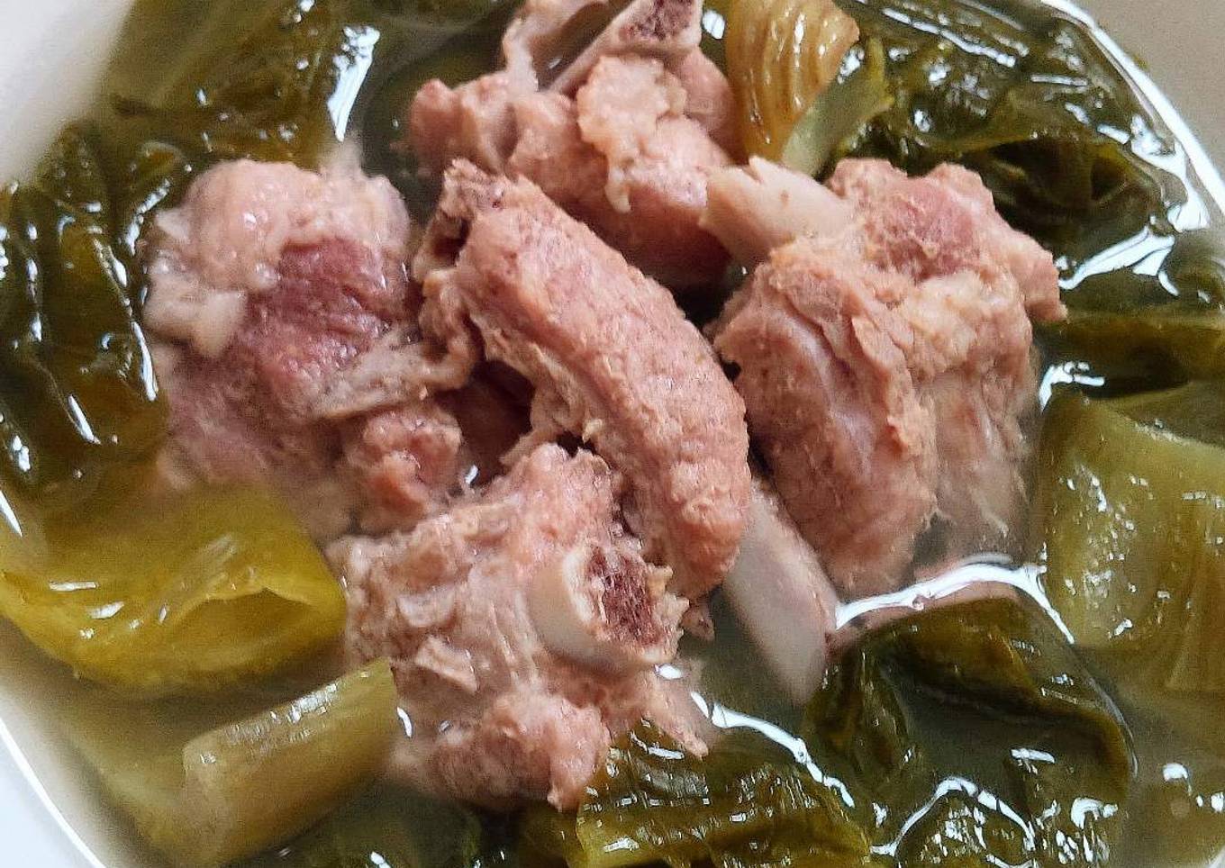 Baikut Sawi Asin (chinese food) mudah banget ala rumahan