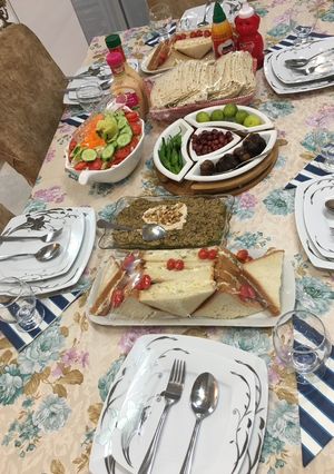 عکسی از دستور کیک مرغ🐓