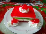 Una foto de gelatina de cerezas