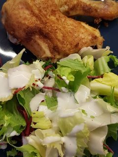 Omlós sült csirke recept fotója