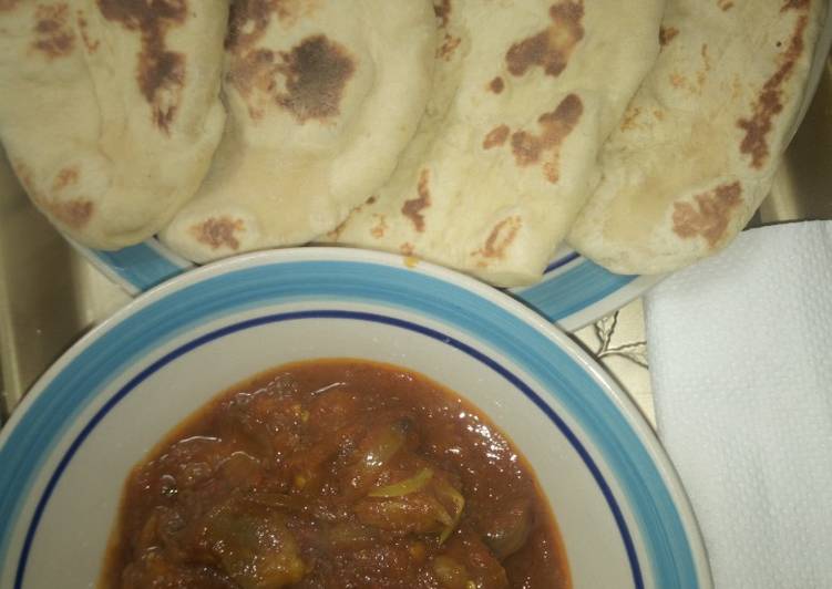 Simple Way to Make Ultimate Garlic naan bread