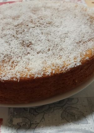 Una foto de Bizcocho de coco