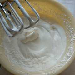 รูปของ Whipped cream homemade