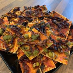 A picture of Quick Vegan Pizza.