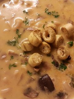 Una foto de Sopa Strogonoff de Setas