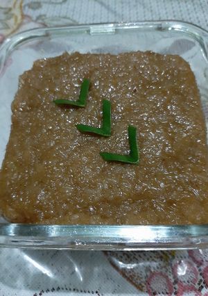 Foto resep Wajik ketan Gula merah (tanpa santen)