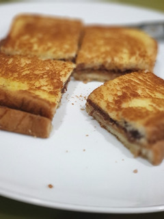 Foto resep Roti Panggang Peanut Butter Hazelnut
