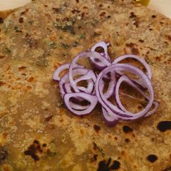 A picture of Daal Ky Parathy.