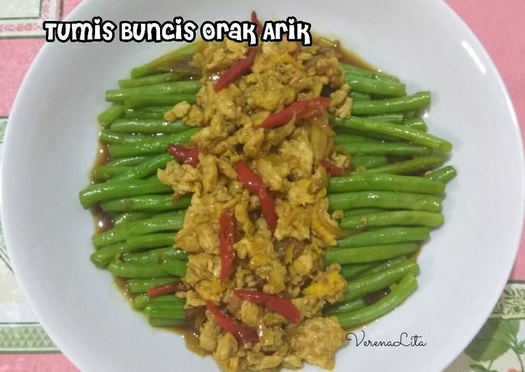 Recook Tumis Buncis Orak Arik