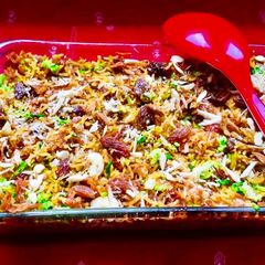 Traditional Carrots-Jaggery Rice A picture of Traditional Carrots-Jaggery Rice.