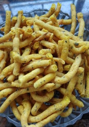 A picture of Bhavnagari Gathiya.