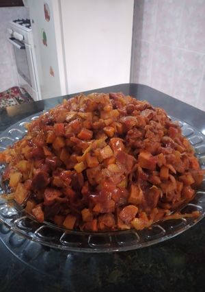 عکسی از دستور سوسیس بندری فامیلی😊😊