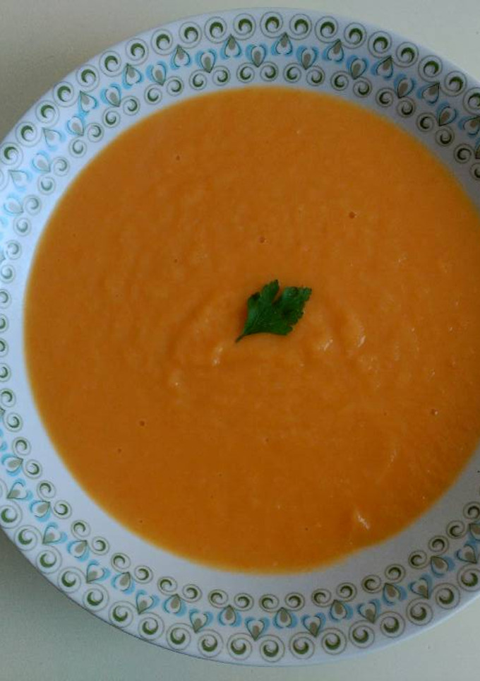 Una foto de Crema de calabaza