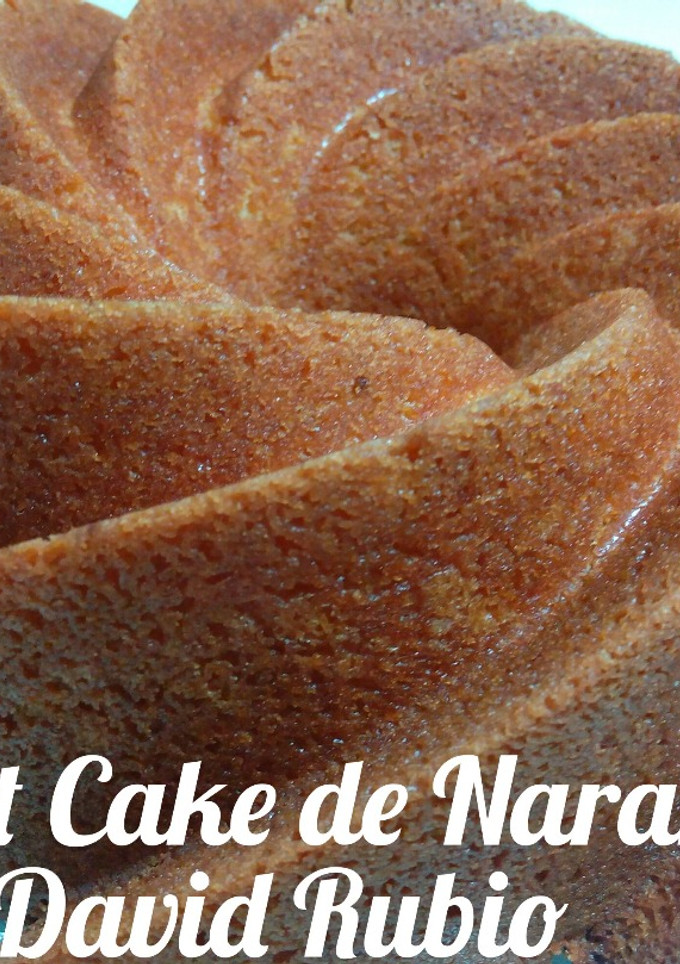 Una foto de Bundt cake de naranja