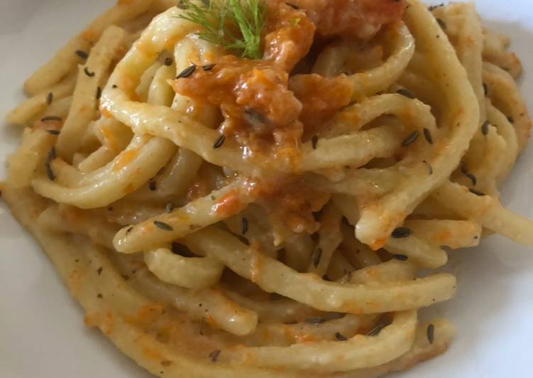 Scialatielli con zucca e finocchio