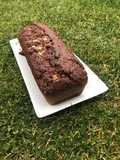 Budín de banana y chispas de choco blanco
