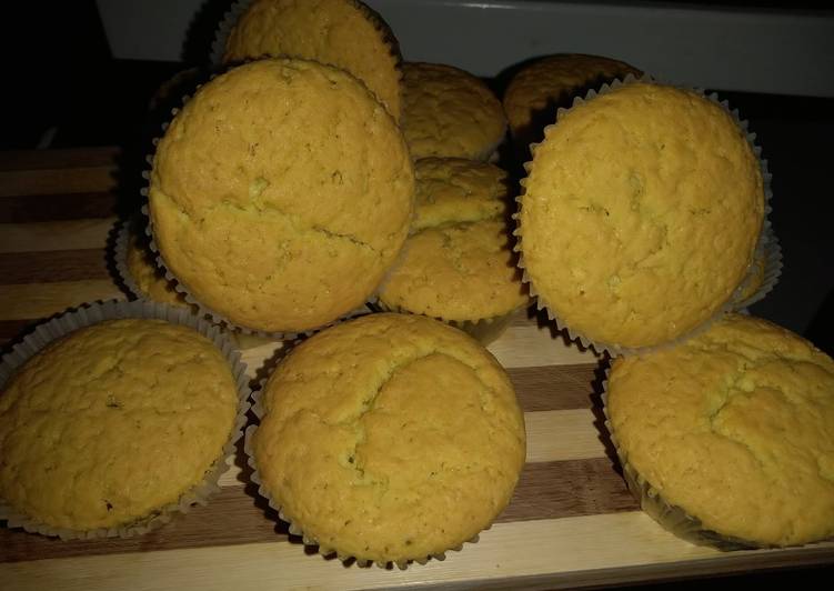 Easiest Way to Make Ultimate Lemon flavored muffins