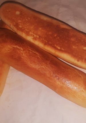 صورة لوصفة خبز باجيت أسهل من هذا مكانش 🍞🍞
