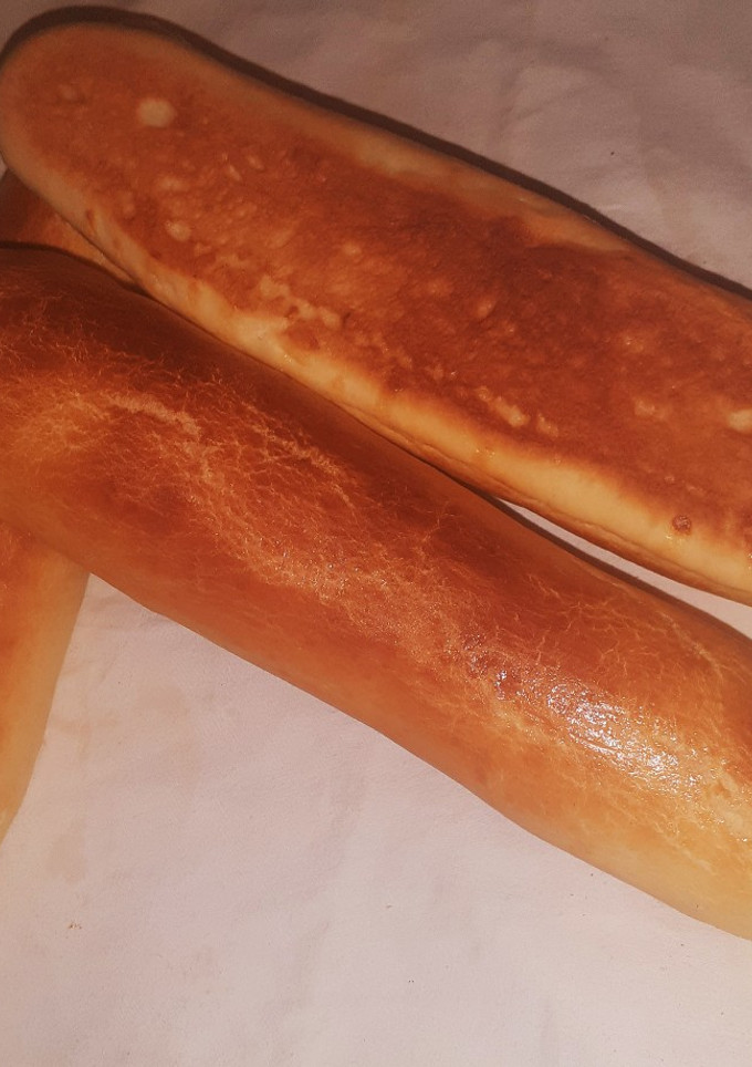 صورة لوصفة خبز باجيت أسهل من هذا مكانش 🍞🍞