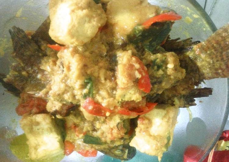 Resep Mujaer Tahu Bumbu Kuning, Menggugah Selera