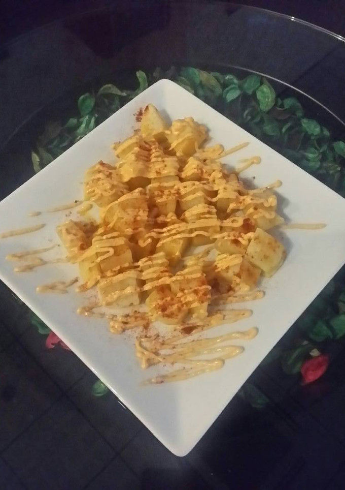 Una foto de Bravas al micro