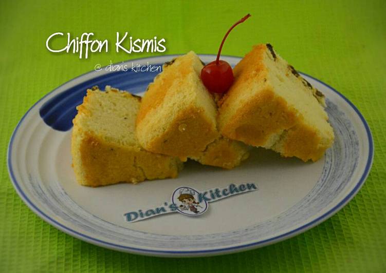 Chiffon Kismis (5 telur)
