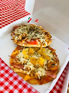 Una foto de Pizza casera