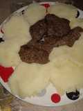 بطاطا بوريه بستيك اللحم