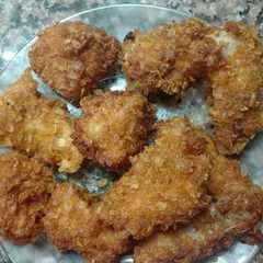 Una foto de Pollo frito crujiente