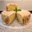Pastel de limón con glaseado