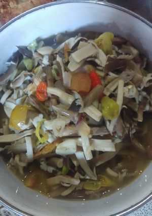 Foto resep Tumis jamur lorjuk n pete