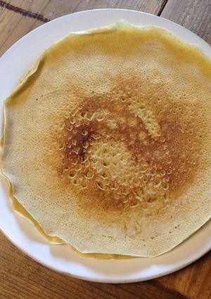 A picture of Galettes (Buckwheat Crepes).