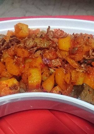Foto resep Sambal goreng kentang