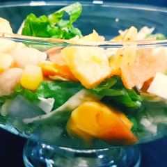 Mango crunchy salad #mangomasti A picture of Mango crunchy salad #mangomasti.